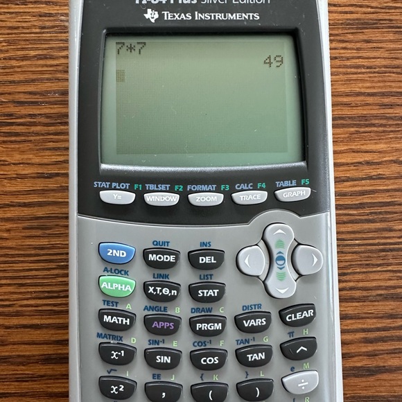 Texas Instruments TI-84 Plus Silver Edition Graphing Calculator With Cover- Gray - Picture 5 of 10